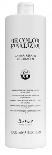 Be Hair BE COLOR Szampon do Włosów Farbowanych Kawior Keratyna Kolagen 1L