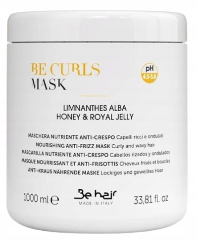Be Hair BE CURLS Maska Do Włosów Kręconych 1000ml