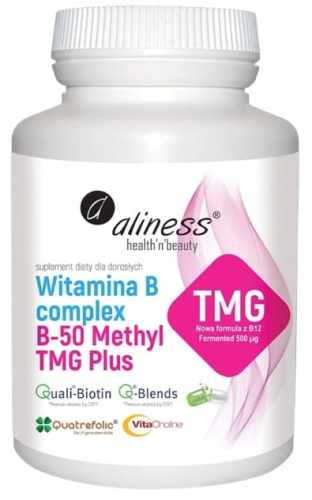 Aliness Witamina B Complex B-50 Methyl TMG Plus