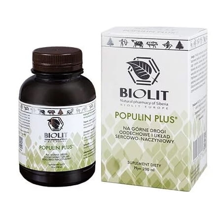 Biolit Populin Base Plus Płuca i Odporność 200ml