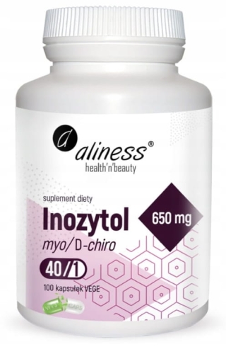Aliness INOZYTOL D-chiro Myo-Inozytol MÓZG Stres