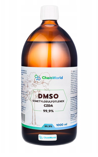 ChemWorld DMSO Dimetylosulfotlenek CZDA 1000ml