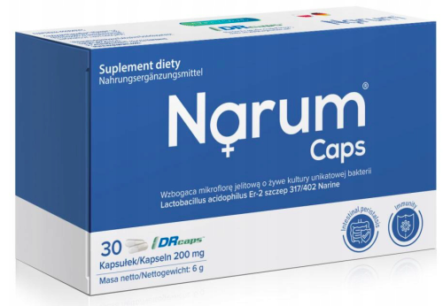 Narum Narine Caps 200 mg, 30 kapsułek PROBIOTYK