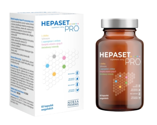 HEPASET PRO WSPARCIE WĄTROBY 60kapsułek