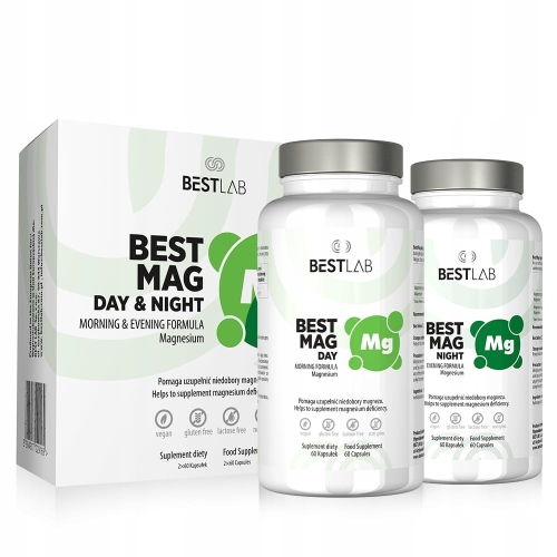Best Lab BestMag Day&Night Magnez na Dzień i Noc 120kaps