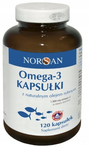 NORSAN TOTAL OMEGA-3 KAPSUŁKI Z olejem rybim 120k
