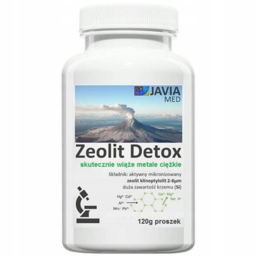 ZEOLIT Detox Aktywowany Usuwa Metale Ciężkie 120g