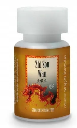 T033 Zhi Sou Wan 200kulek Chińskie Zioła Drogi Oddechowe Płuca