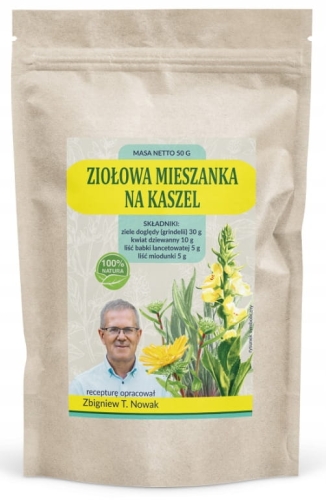 Zbigniew T. Nowak Ziołowa Mieszanka Na Kaszel 50g Dziewanna Miodunka