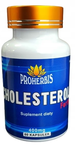 Proherbis CHOLESTEROL Forte 60kapsułek Karczoch Czerwony Ryż