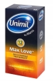 Prezerwatywy Unimil MAX LOVE 12sztOpóźniające Wytrysk Wydłużające Sex