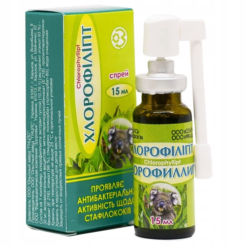 Chlorofilipt Płyn z Eukaliptusa Chlorofillipt 15ml Spray