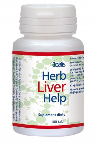 Joalis Herb LIVER Help 100tabletek Wątroba