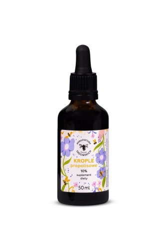 Pasieki Rodziny Sadowskich PROPOLIS 50ml Krople Propolisowe Kit Pszczeli