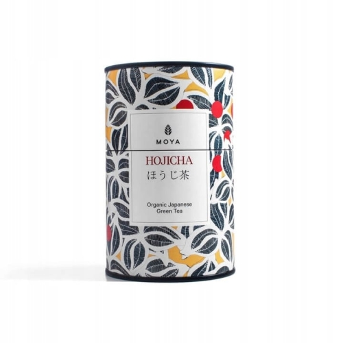 MOYA HOJICHA Japońska Zielona Herbata liściasta Puszka 60g
