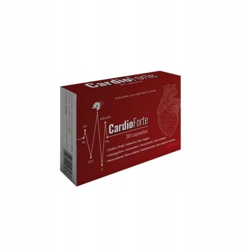 CARDIO Forte Herbin Potas 30 kaps Magnez Głóg Serce i Krążenie
