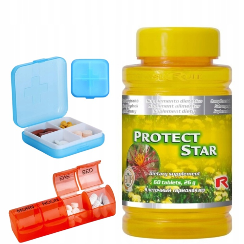Starlife PROTECT STAR Wątroba Trawienie Ostropest Mniszek 60tabl + GRATIS