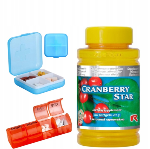 Starlife CRANBERRY STAR Żurawina Układ Moczowy Nerki 60 kaps + GRATIS