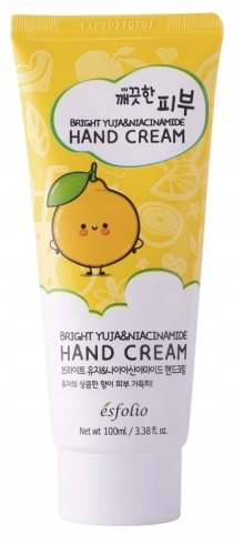 ESFOLIO Krem do Rąk Yuzu Niacynamid Rozświetlający 100ml