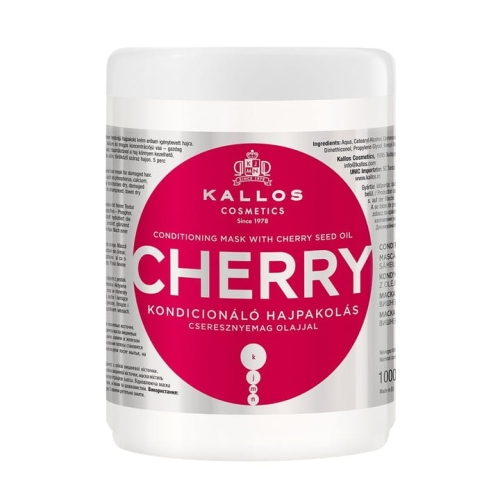 KALLOS Maska do Włosów CHERRY Odżywcza Wiśniowa 1000ml