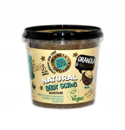 PLANETA ORGANICA SKIN SG Scrub do Ciała Peeling Naturalny Granola Macadamia