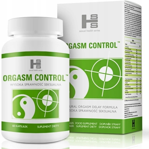 ORGASM CONTROL Tabletki DŁUŻSZY SEX Przedwczesny Wytrysk Erekcja 60tabl