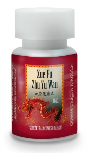T041 Xue Fu Zhu Yu Wan Chińskie Zioła Serce Układ Krążenia 200 kulek