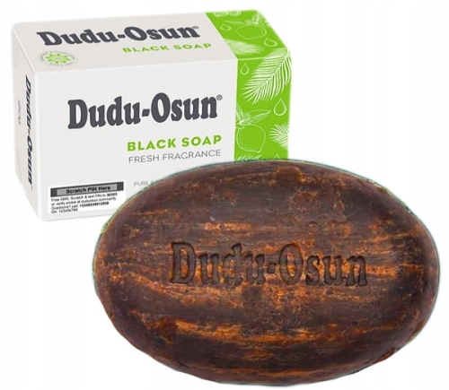 Dudu-Osun Mydło Czarne w Kostce DUDU OSUN do Ciała i Twarzy Kostka 150g