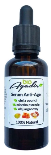 Bio Agadir Przeciwzmarszczkowe Serum z Opuncji Figowej Anti Age 30ml