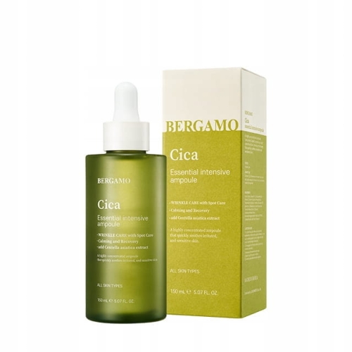 BERGAMO Cica Ampułka Koreańskie Serum do Twarzy Centella Kojące 150ml