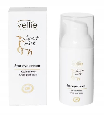 VELLIE Kozie Mleko Krem Nawilżający pod Oczy z Kozim Mlekiem 30ml