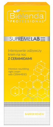 BIELENDA SUPREMELAB Intensywnie Odżywczy Krem na Noc 50ml z Ceramidami