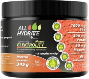 Aliness Elektrolity Mango + Witamina B Complex 345g Proszek 