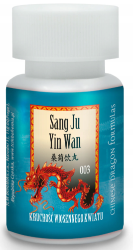 T003 Sang Ju Yin Wan Chińskie Zioła 003 200 kulek Infekcje Kaszel Nos