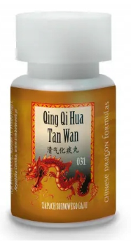 T031 Qing Qi Hua Tan Wan Chińskie Zioła 031 200kulek Kaszel Flegma Chrypa