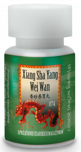T074 Xiang Sha Yang Wei Wan Chińskie Zioła 074 Wzdęcia Trawienie 200kulek