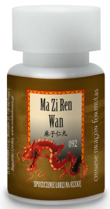 T092 Ma Zi Ren Wan Chińskie Zioła 092 Zaparcia 200kulek