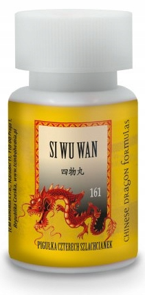 T161 Si Wu Wan Chińskie Zioła 161 Zmęczenie Zawroty Skóra 200kulek
