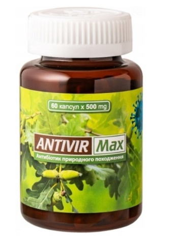 ANTIVIR MAX NATURALNY ANTYBIOTYK Antywir BAJKALINA Pau D'arco 600mg 60kaps