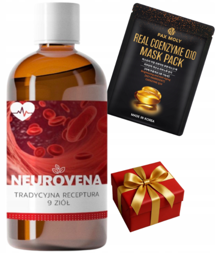 NEUROVENA Kondycja Żył Tętnic Krążenie Sofora Japońska Krople 100ml +GRATIS