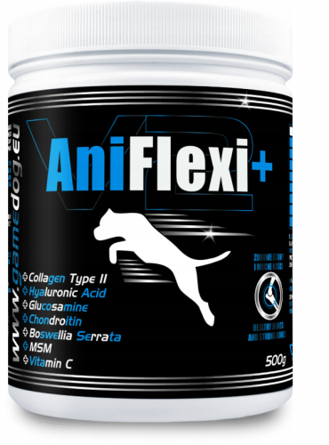 Game Dog AniFlexi + V2 Kolagen Chrząstki Stawy GameDog Proszek dla Psa 500g