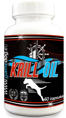 Game Dog Krill Oil Olej z Kryla Kwas Omega - 3 Kryl 60kaps